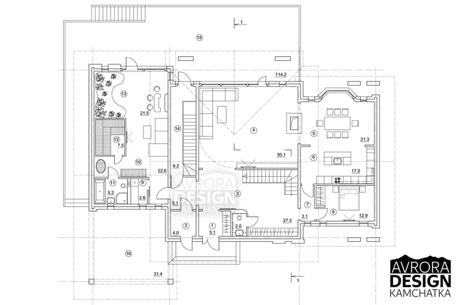 Архитектурный проект индивидуального жилого дома коттеджа