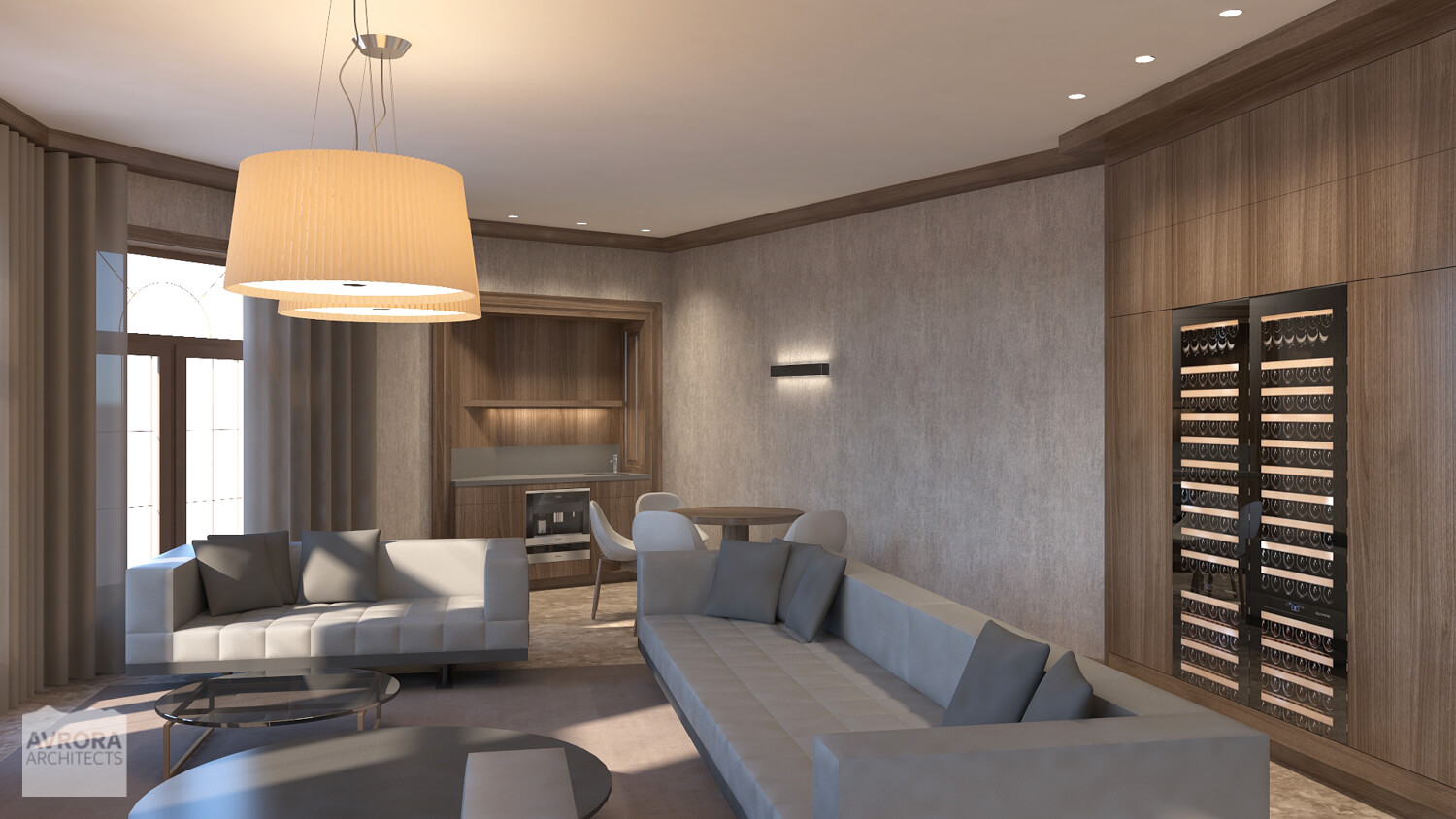 Дизайн интерьера индивидуального жилого дома коттеджа